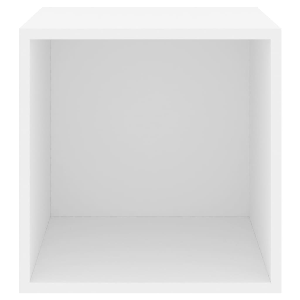 Wall Cabinets 2 pcs White 37 x 37 x 37 cm Particleboard