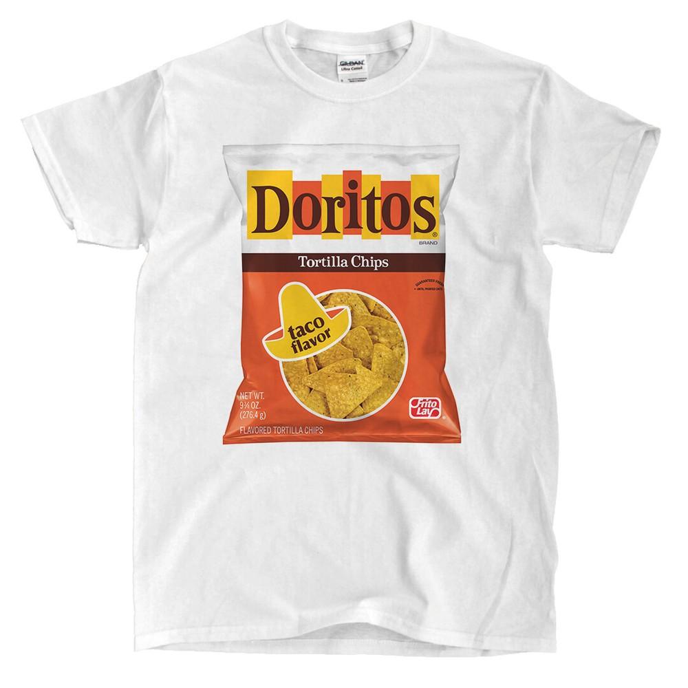 DORITOS ВКУС ТАКОБелая футболка Унисекс футболка XXXXL