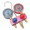 Diagnostic Manifold Gauge Mini G14 Metal Knob Air Conditioning Tool for R22 R32 R410A Refrigerant