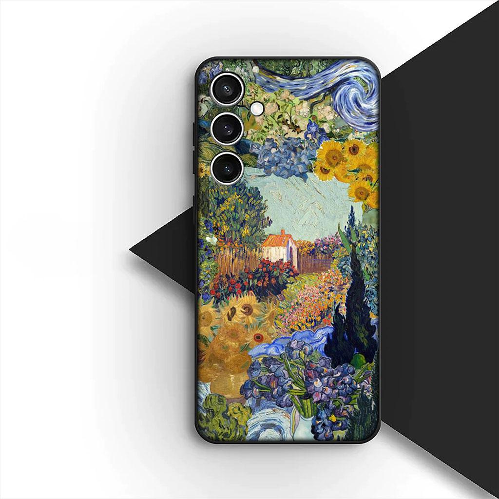 

Casing Phone Cover for Xiaomi Poco C75 C65 C71 C85 X7 X6 M7 F7 F8 Ultra F6 Pro Case Starry Night Van Sunflower Gogh Painting Poco F8 Pro