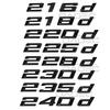 Auto Kofferraum Worte Logo Plakette Emblem Aufkleber Für 2er Serie 216d 218d 220d 225d 228d 230d 235d 240d F44 G42 U06 F22 F45 F46