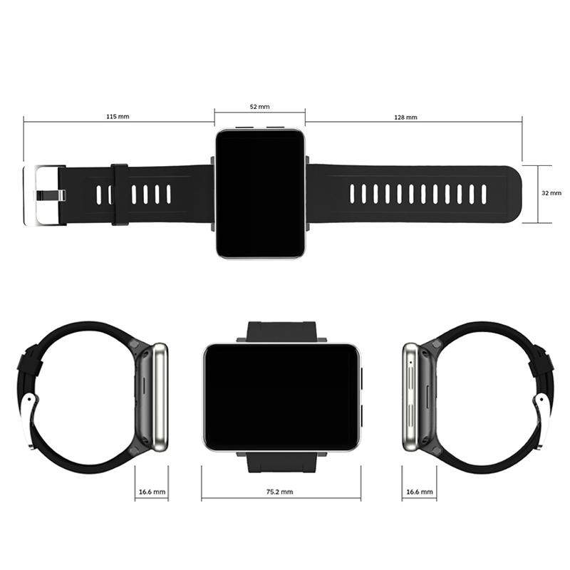 2.86inch Smart Watch Large Screen Android 4G Pluggable Card Phone GPS Smart 4G Watch Waterproof IP67 SIM Card Smartwatch