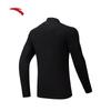 Anta Lin Xiaojun Quick-Dry Half-Zip Long-Sleeve Running T-Shirt