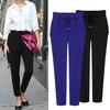 Comfortable Women Harem Pants Long Trousers With Drawstring And Breathable Fabric