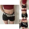 Fashionable Y2k Inspired Wide Waist Belt With Sparkling Rhinestones For Chic Looks