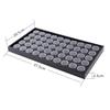 25/ 50 Grids Gem Display Case Diamond Storage Box Small Round Plastic Containers Box Jewelry Organizer Container with Foam