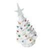 Hand Painted Christmas Tree Night Light Festival Desktop Ornament Decorative Ceramic Home Decoration for Bedsides