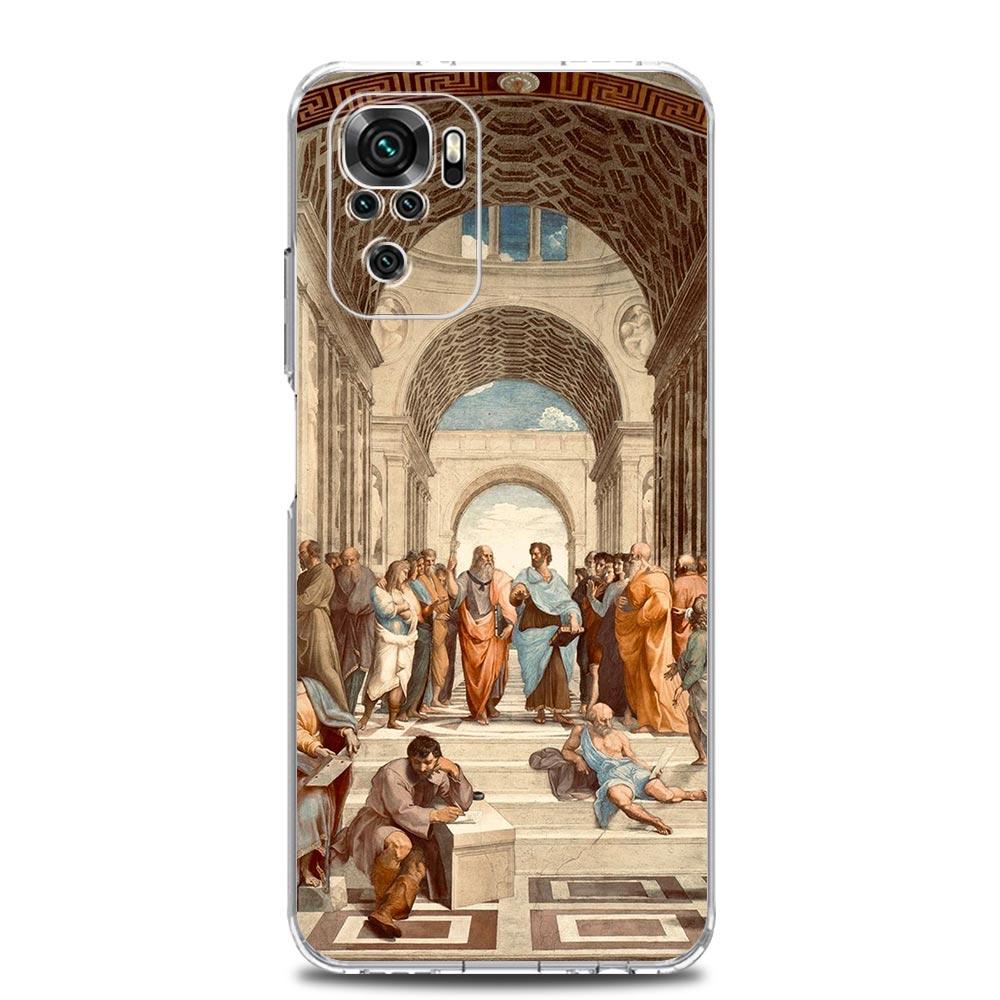 Renaissance-Kunst Gemälde Weiche Handyhülle für Xiaomi Redmi Note 15 14 13 12 4G 10 11 Pro Plus 5G 14C 13C 12C 10C 9A Hülle