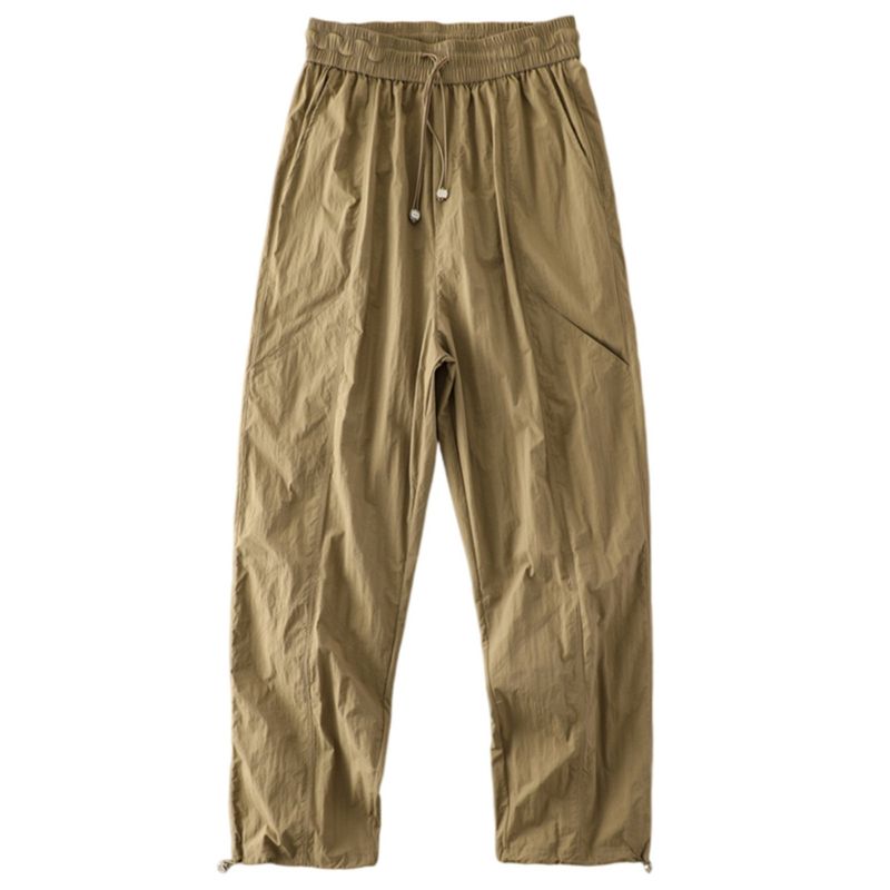 Japanese Style Functional Cargo Pants Thin Quick-Drying Abrasion Resistant Outdoor