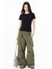 Women's Summer Cotton Three-Protection Short Sleeve T-Shirt: Waterproof, Oil-Proof, Stain-Proof