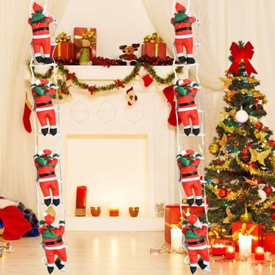 Santa Claus Climbing Rope Christmas Tree Decoration