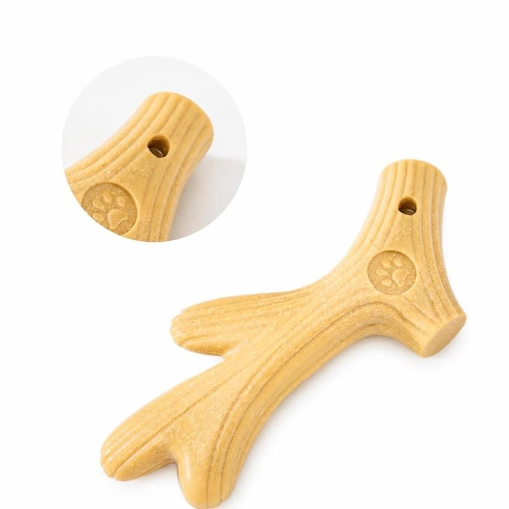 Multiple Sizes Deer Antler Chew Toy Wooden Dog Bite Tough Toy Teeth Grinding