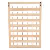 48 Spools Thread Rack Wall Mounted DIY Eco Friendly Embroidery Spool Thread Organizer for Household