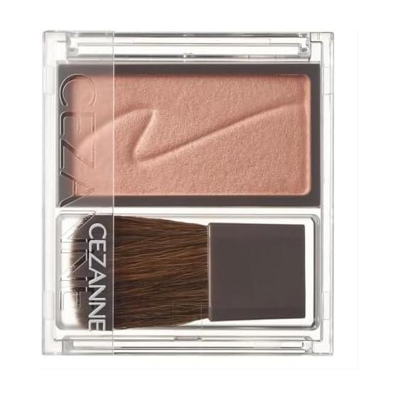 Румяна Cezanne Cheek Blush 02 Коричневая корица 2,2 г Коричневый цвет, привычный цвет, щека цвета крови