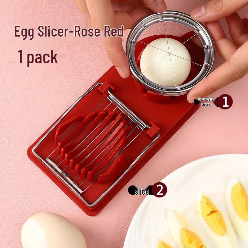 Free Shipping - Stainless Steel Multifunctional Egg Slicer & Divider