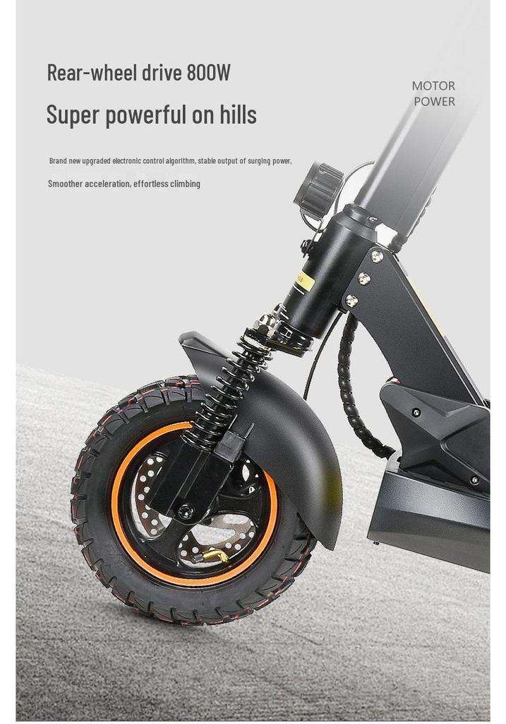 Manke MX14 Electric Scooter - Long Battery Life & Dual Suspension