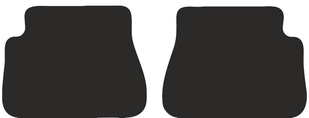 Rear Floor Mats For Kia Picanto I Hatchback 2003-2011
