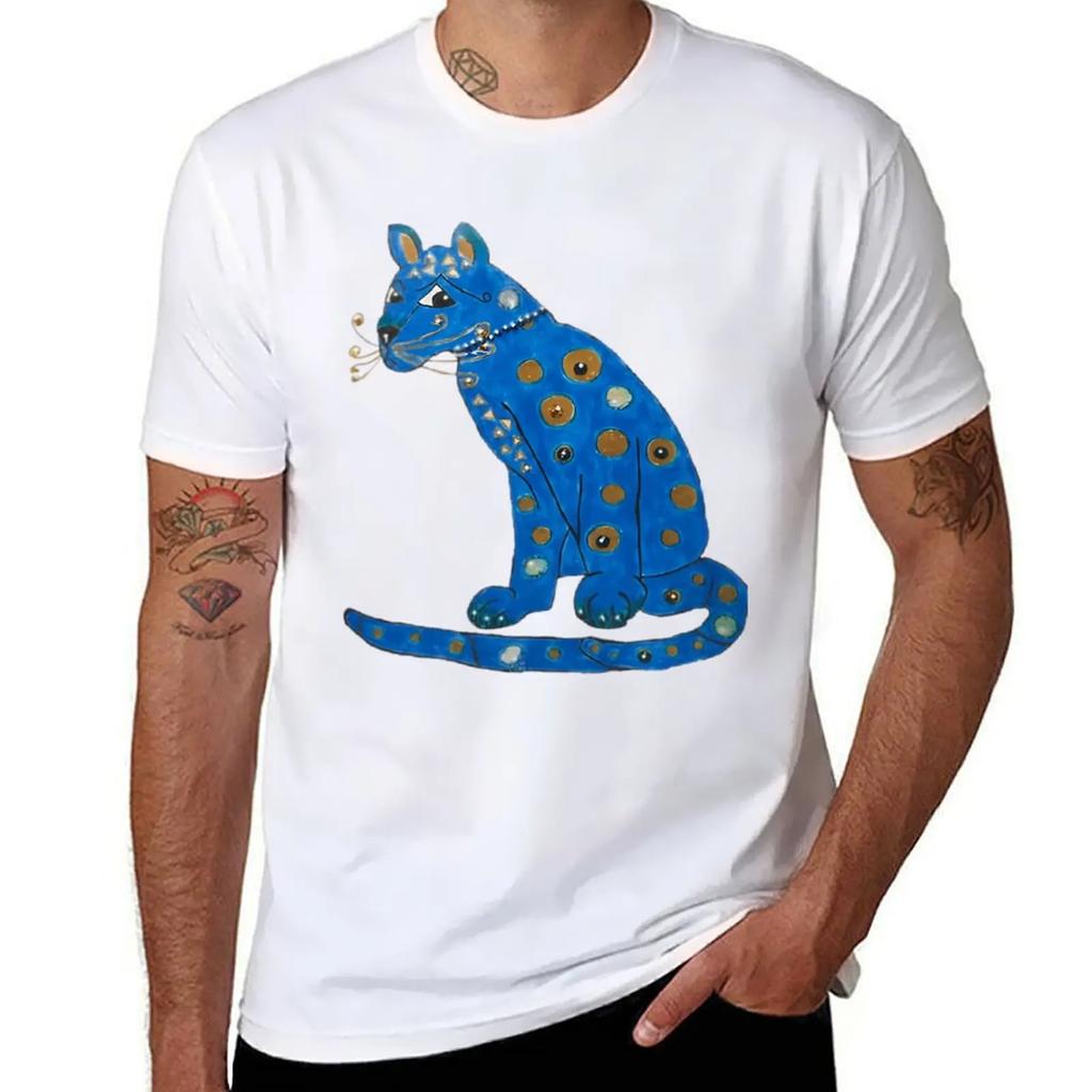 Blu Cat Mamma Mia TShirt custom shirt summer clothes plus size clothes anime mens designer t shirt 2025 new model