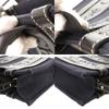 Used AUTHENTIC Chloe 2WAY Woody Small Tote Bag Hand Bag Navy/Black Leather