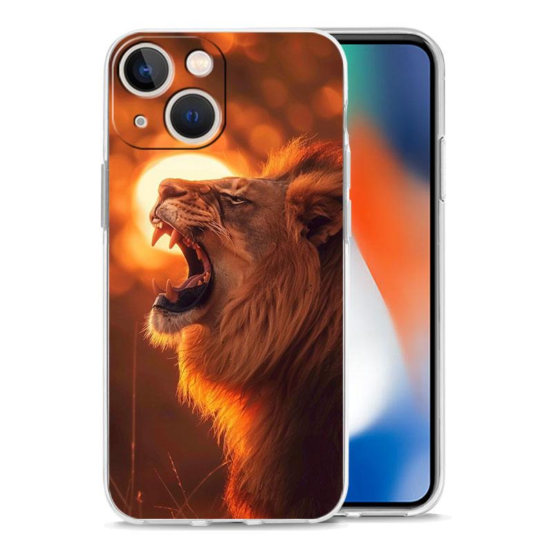 Lion Alpha Male Cub Phone Case For IPhone 18 11 Cases IPhone 18 15 12 13 14 16 Pro Max X XR XS 14 15 Plus 16Pro IPhone 1816 Clear Cover