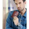 Men Crazy Horse Leather Wallet Clutch RFID Blocking Multi-Functional