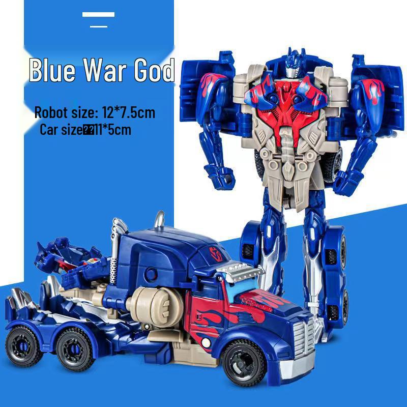 Children's One-Step Transforming Optimus Prime & Bumblebee Autobot Dinosaur Toy