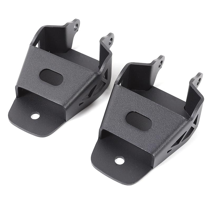 

2-piece Set Carbon Steel For Land Rover Defender 90 110 2004-2018 Car Cover Hinged Spotlight Bracket Accessories (Replacement) чёрный