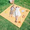 City Wave Waterproof Picnic & Camping Ground Mat - Thick, Foldable, Moisture-Proof, Portable