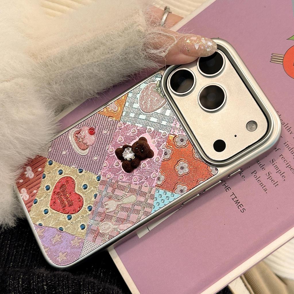 Creative and Eye-Catching Bear Phone Case for iPhone 16, iPhone 17, and iPhone 17 Pro Max