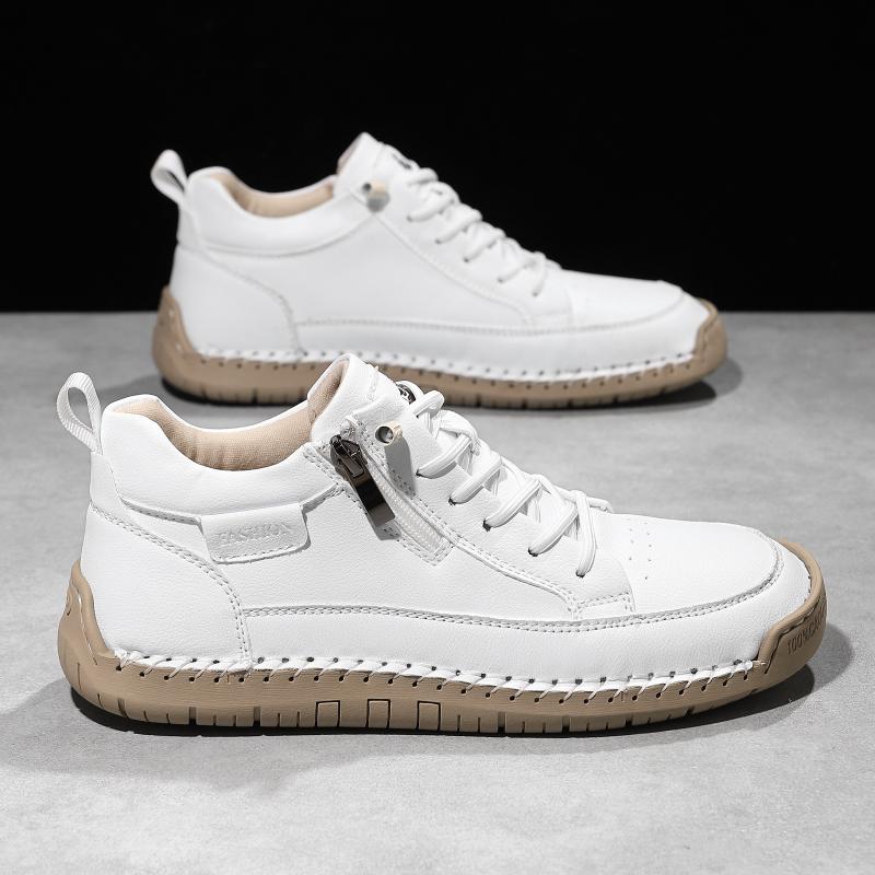 Womens/Men's Leather Shoes Large Casual Shoes Sports Men's Fashionable Casual Leather Shoes