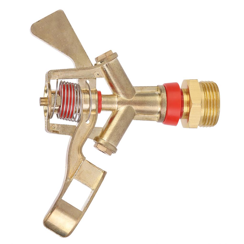 G3 4in 25mm Male Thread Zinc Alloy Irrigation Garden Rocker Arm Sprinkler Nozzle Spray Head