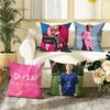 Singer Ed S-Sheeran Play Pillow Case Square Double-Sided Printing Short Plush Sofa Cushion Cover Bedroom Bedside