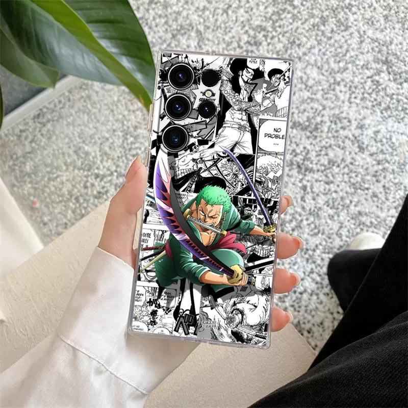 Japanese Anime Ones Zoro Piece Luffy S26 Ultra Case For Samsung Galaxy S25 S26 S24 S23 Ultra S22 S20 Plus S21 FE A57 Phone Cover