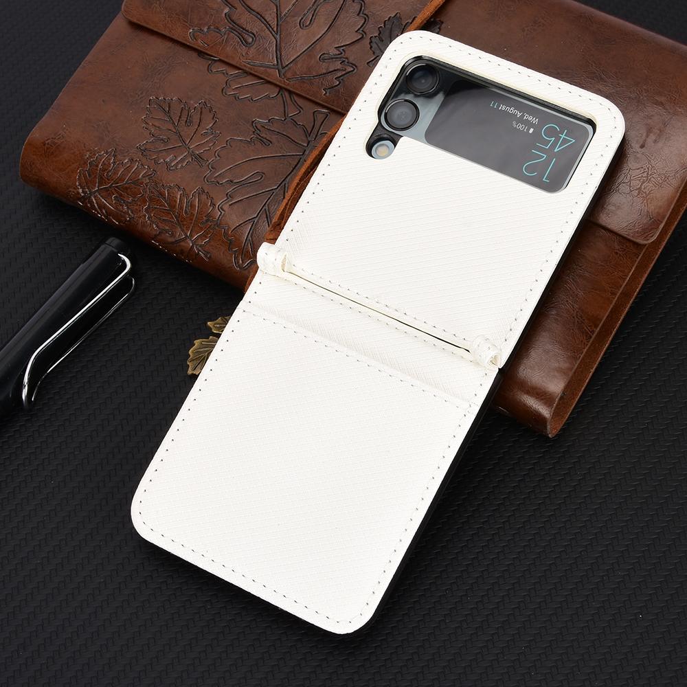 Für Samsung Z Flip4 5g Luxus Leder Handy Fall Für Samsung Galaxy Z Flip4 5g Flip 4 Flip3 Flip 3 Zflip4 Klapp Abdeckung
