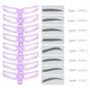 Eyebrow stencil, 8 types of eyebrow drawing tools, eyebrow grooming tool, eyebrow stencil