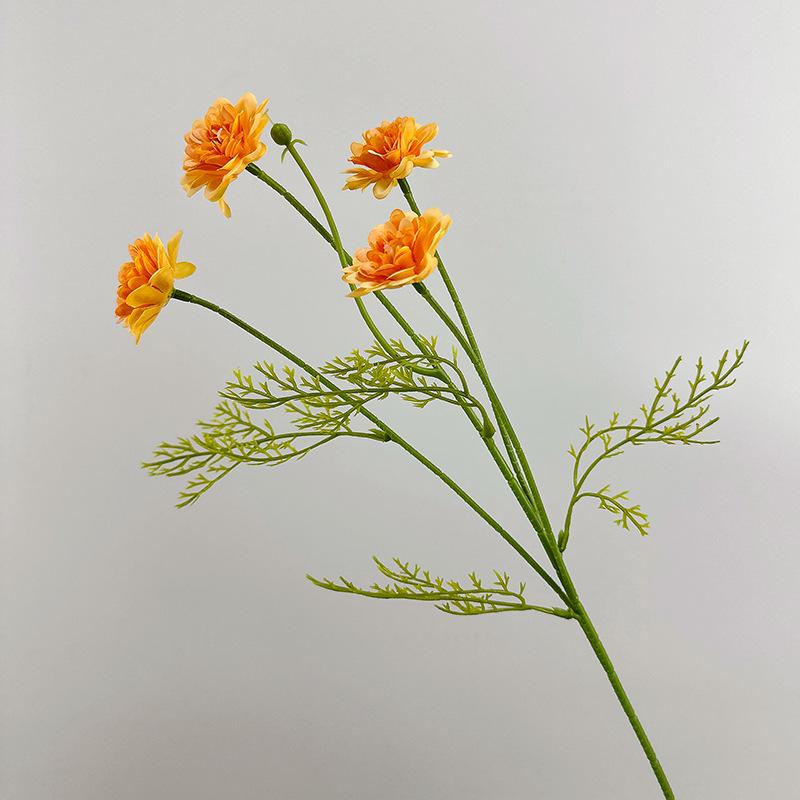 48cm Artificial Silk Daisy Flowers Bouquet for Wedding Party Garden Decoratio Home DIY Bridal Silk Fake Flower Arrangement Decor