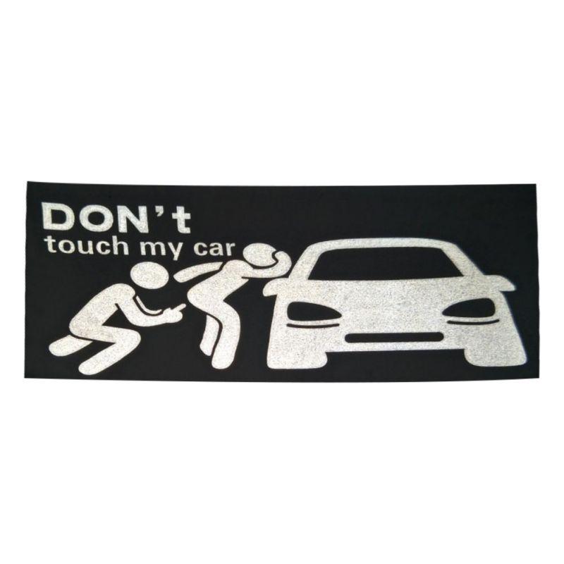 Cartoon Creative Car Stickers Don't Touch My Car Funny Car Window