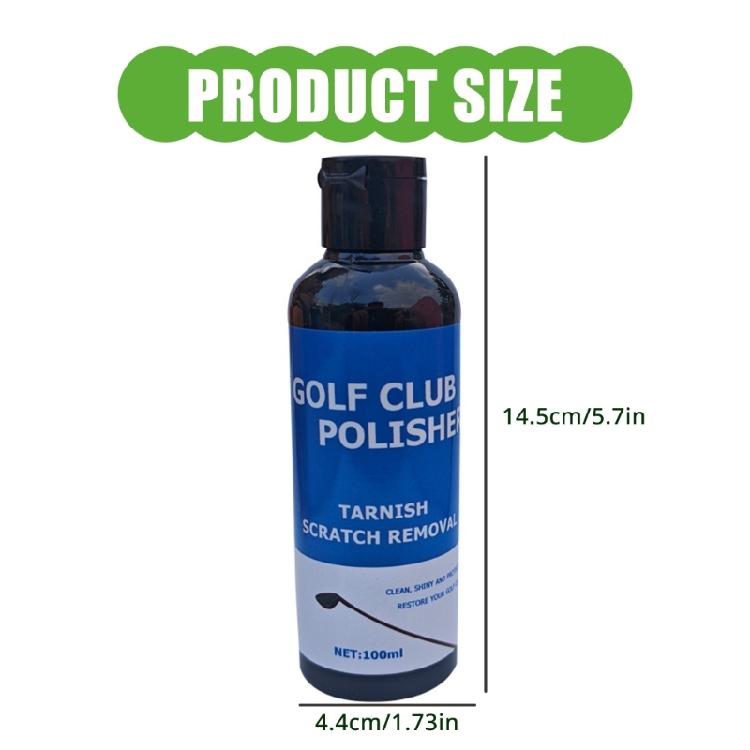 Golf Club Head Cleaner Polisher 100ml Golf Club Scratch Remover Cleaning Solution Professional Restorer Golf Accessories