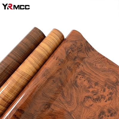 Auto Holzmaserung Vinylfolie PVC Aufkleber Decals Wrap Selbstklebefolie Wasserdichte Folie für Autopanel Konsole Motor DIY Styling Decor