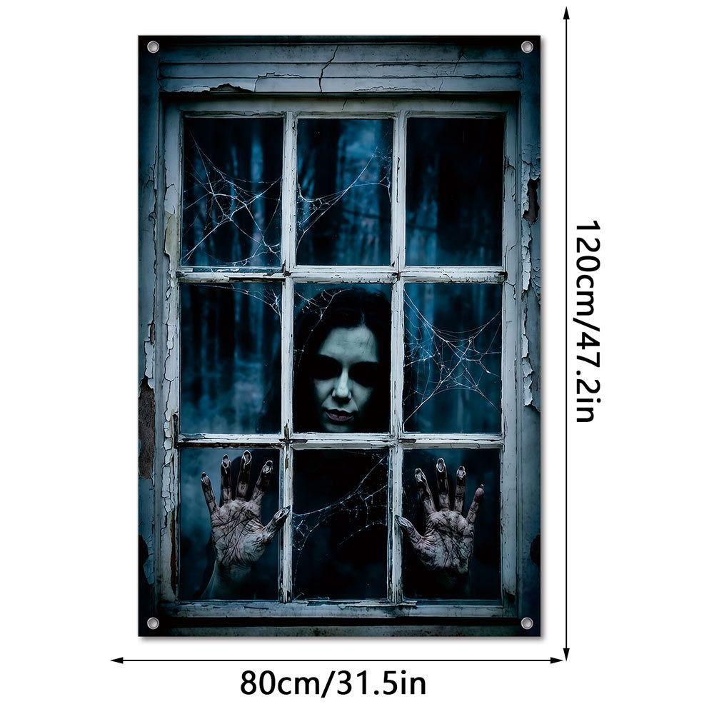 Large Size Halloween Curtain Hanging Design Horror Hanging Cloth Festival Supplies