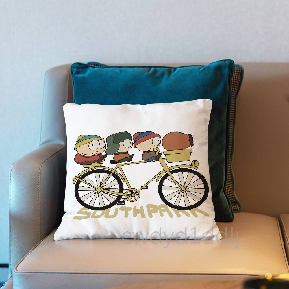 

SSouth PPark Cartoon Pillowcases Cute Funny Pillow Case For Wedding Party Home Decor Comfy Pillow Cover 30x30cm
