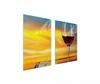 SZKLANA PŁYTA OCHRONNA DO KUCHNI 65x52 WINO