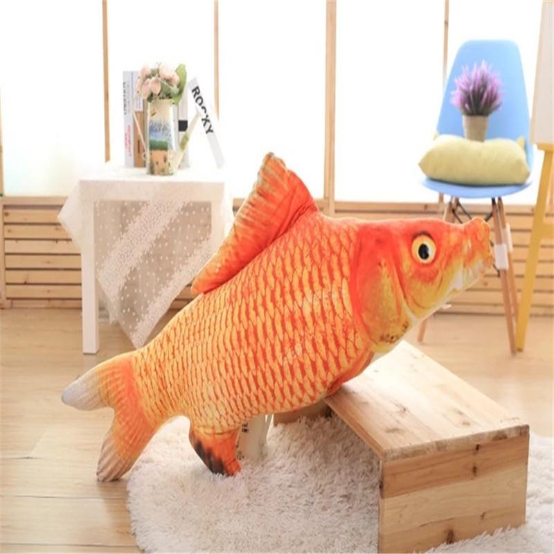 Simulation Carp Plush Toys Staffed Soft Animal Fish Creative Creative Pillow Pillow Gift Kids Toy