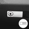 1 PIÈCE Garniture de Cache-Trou de Clé Chromé Style Autocollant pour Trou de Clé pour Mercedes Benz Classe C W204 Classe E W212 GLK X204 GLS