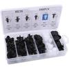 100 PCS Car Bumper Retainer Clips, Plastic Rivets Fasteners Kit with Removal Tool, Push Retainer Screws Rivets, Universal Auto Fastener Kit, for Set