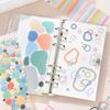 30sheets/lot Ins Style Star Circle Geometric Basic Pattern Stickers DIY Diary Scrapbook Planner Aesthetics Supplies