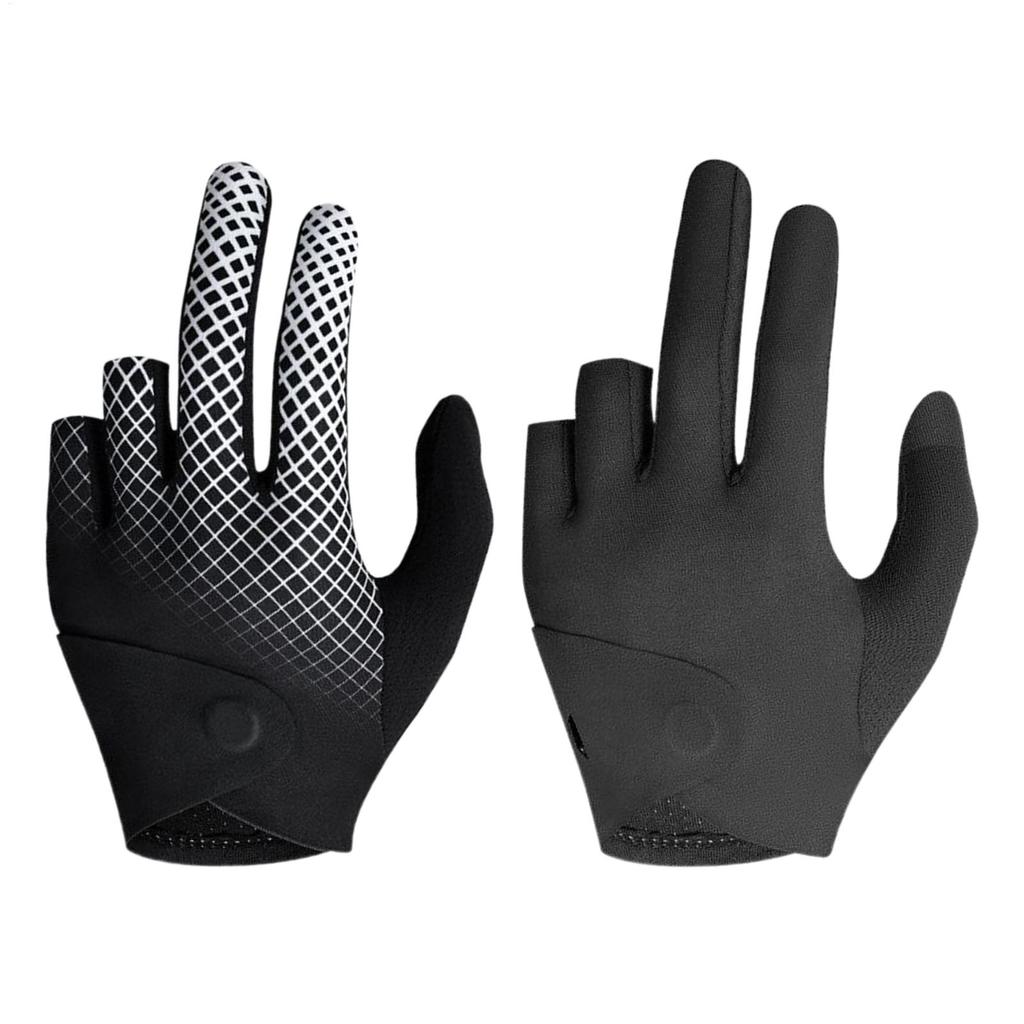Pool Cue Glove 3 Fingers Magnetic Snookers Cue Sport Glove Professional Ergonomic Breathable Equipment for Sports Women Men