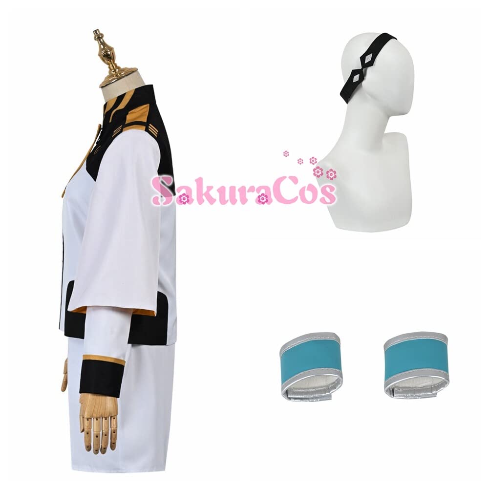 Mobile Suit Witch: Mercury Sletta Mercury Cosplay Costume, Halloween, Christmas, Adult, Uniform, Anime, Cosplay, Event
