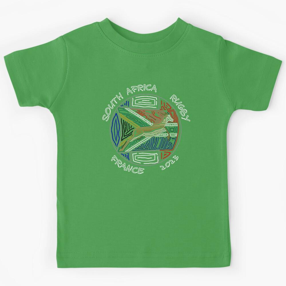 Rugby supporter SA - 2023 France (springbok, sketch) Kids T-Shirt 130
