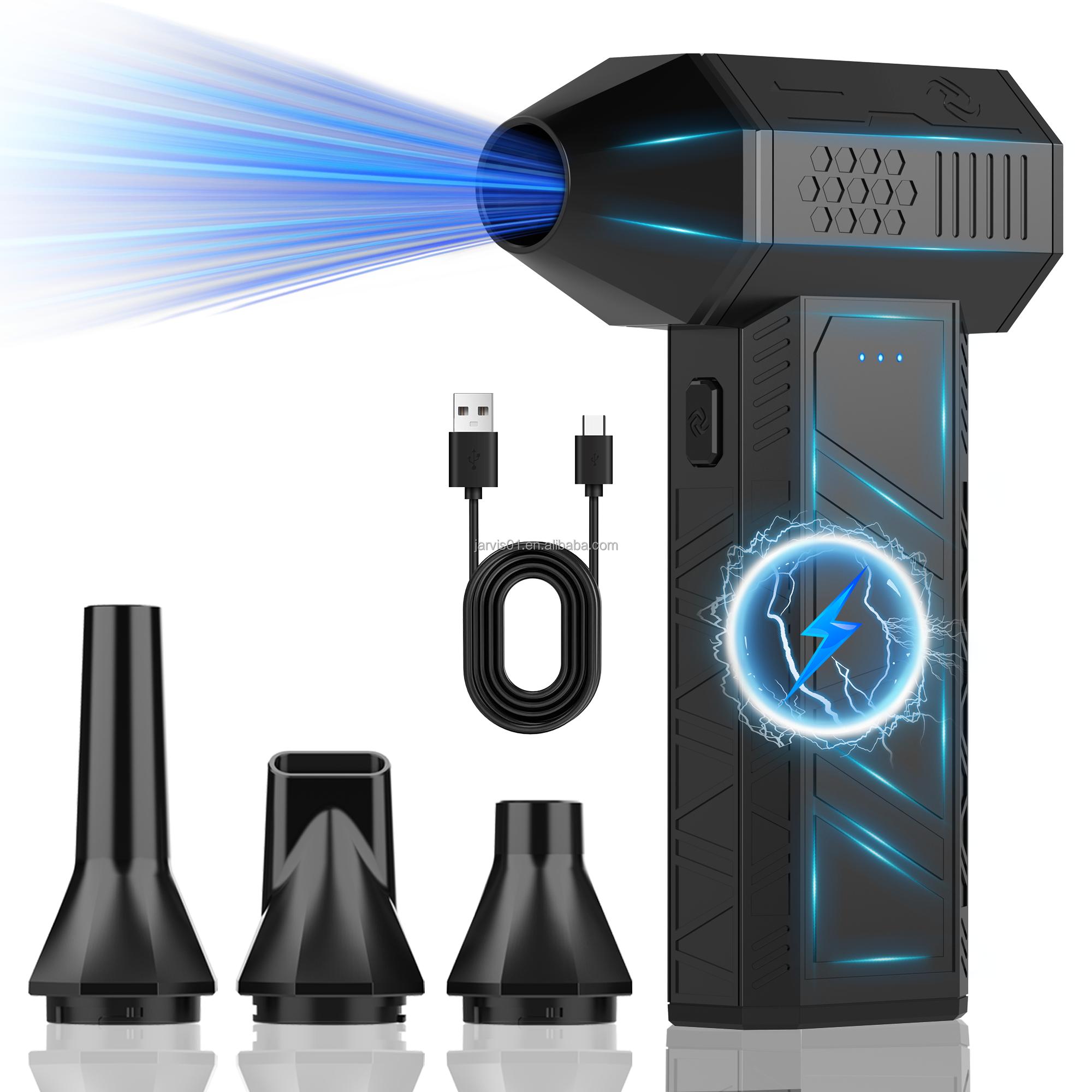 Jarvis Electric Air Duster Portable Cordless Mini  Fan Pc Cleaning Electric Handheld Car Dryer Blower air duster 10W&6-8.4v